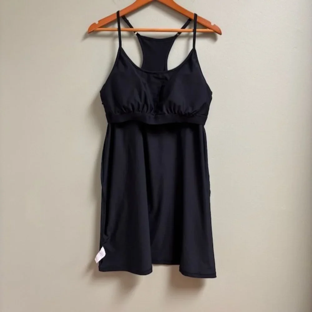 Old Navy Active Powersoft Go-Dry Womens Dress Size‎ XL Black Pickleball Tennis - Picture 5 of 9